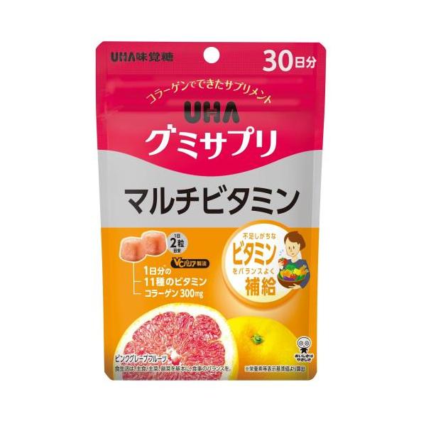 他サイト： ＵＨＡ味覚糖　グミサプリ　マルチビタミン　30日の商品画像
