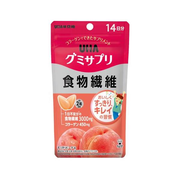 他サイト： ＵＨＡ味覚糖　グミサプリ　食物繊維　14日分の商品画像