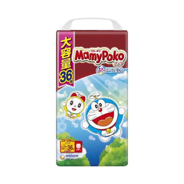 ユニ・チャーム　マミーポコパンツ　ドラえもん　ビッグより大きい　36枚×3個セット