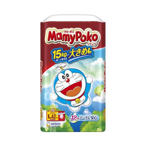 ユニチャーム　マミーポコパンツ　Ｌサイズ　ドラえもん　42枚×4個セット