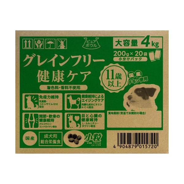 ペットライブラリー　ピュアボウル　グレインフリー　１１歳以上　4kg