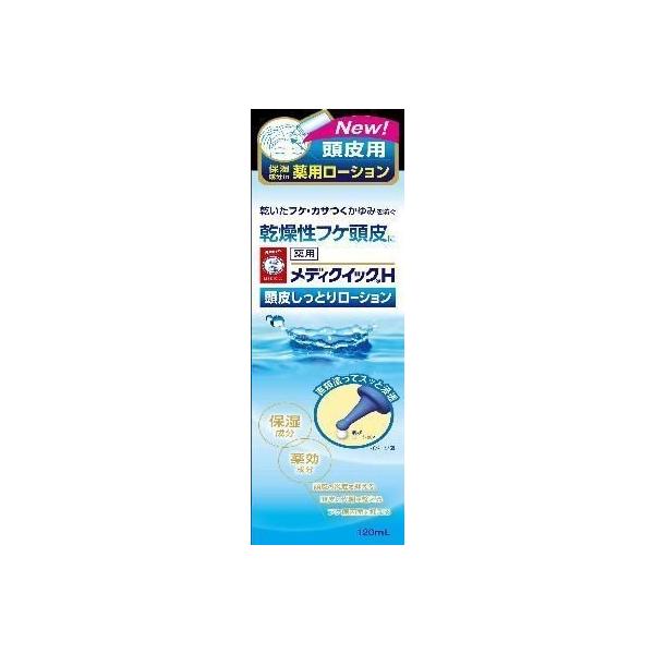 ロート製薬 メディクイックH 頭皮しっとりローション 120ML あすつく
