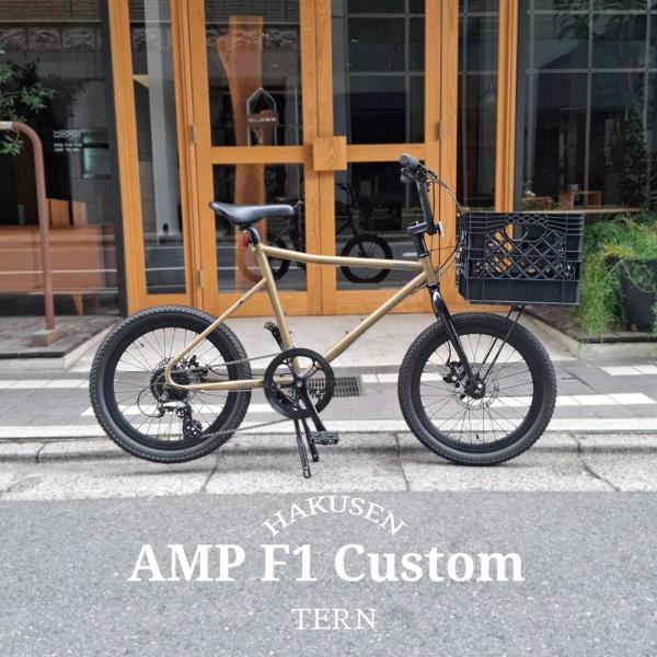 【引き取り限定】tern amp f1 カスタム美品　杉並区 tern 限定特価(akibo) 正方形コンテナ搭載フルカスタム AMP F1(アンプ