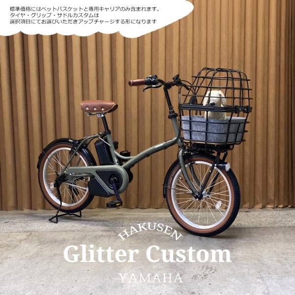 ペット乗せATRAN DUO搭載/フルカスタム GLITTER(グリッター)(BE-FGL033) パナソニック電動自転車・犬・わんちゃん・ドッグ　送料プランA