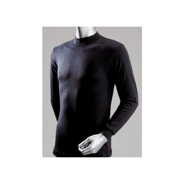 発熱、保温、ソフトタッチ素材の長袖ハイネックシャツ 寒冷期の防寒に!発熱体感の機能性素材(テックサーモ搭載)の長袖ハイネックシャツです保温だけでなく、発熱効果のある最新テクノロジーを用いた特殊レーヨンを使用、人体から出る、汗や水蒸気などの水...