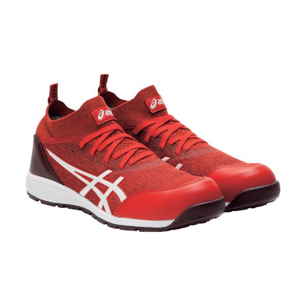 新品/asics WINJOB CP213 30cm レッド/ ホワイト ASICS アシックス 安全靴 ウィンジョブCP213 TS ファイアリー