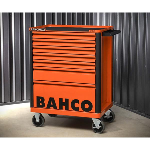 [メーカー直送業者便]日本正規品 バーコ スチール製ワゴン ツールストレージエントリー オレンジ 7段 (1472K7)(7314150349487) BAHCO