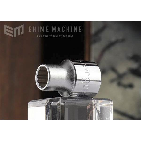 他サイト： TONE トネ 9.5sq. ソケット（12角） 8mm 3D-08 【ネコポス対応】の商品画像