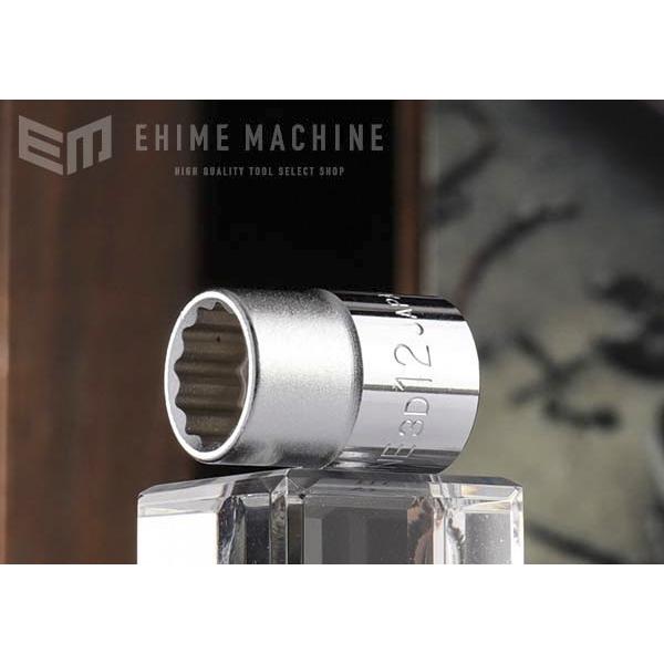 TONE ソケット(12角) 対辺寸法12mm 全長26mm (3D-12)(4953488155983) トネ【ネコポス対応】