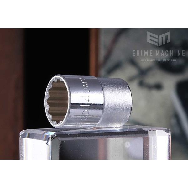 TONE ソケット(12角) 対辺寸法14mm 全長27mm (3D-14)(4953488156003) トネ【ネコポス対応】