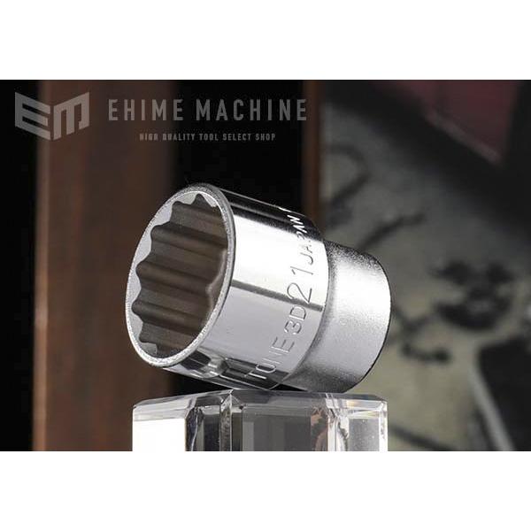 TONE（トネ） ソケット(12角) 対辺寸法21mm 全長32mm (3D-21