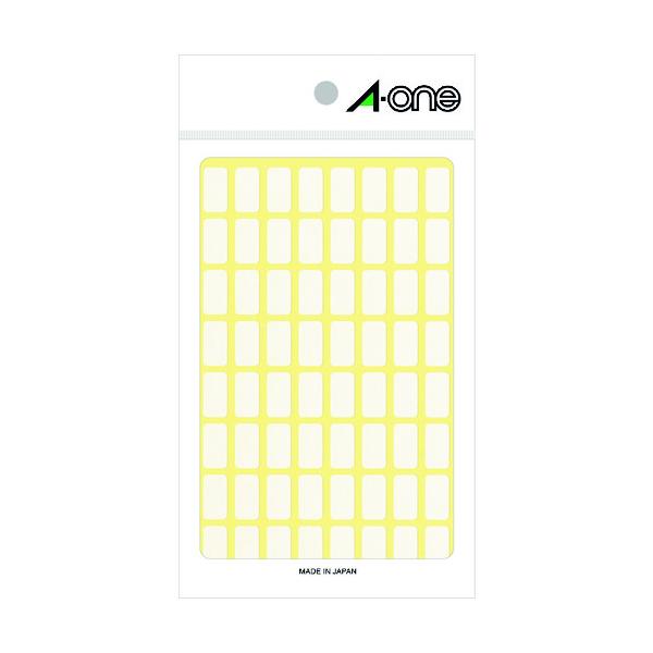 3M エーワン[[TM上]]フリーラベル白無地8×15 64面×15シート960片入