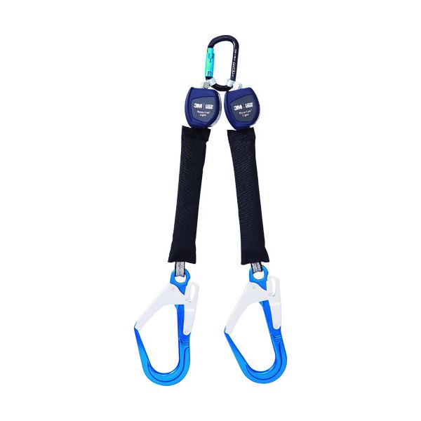 3M DBINano-Loc Light巻取式ﾂｲﾝﾗﾝﾔｰﾄﾞ3101740 3M™ DBI-サラ™ Nano-Lok™ Light 巻取り式ランヤード ツイン 3101740
