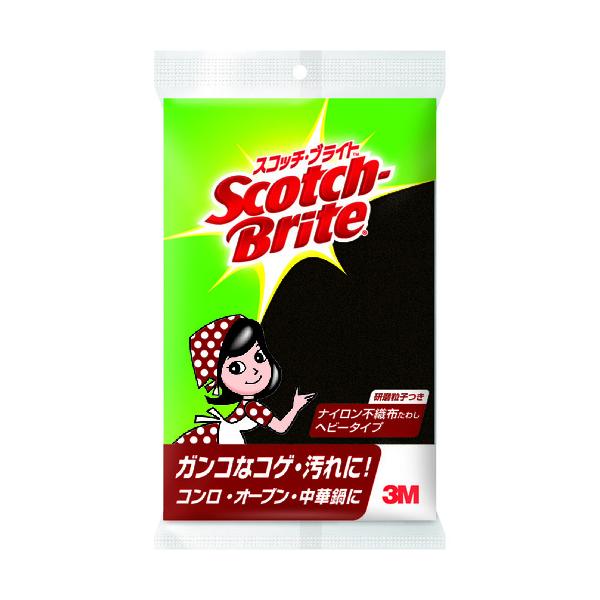他サイト： 3M スコッチ・ブライト ナイロン不織布たわし ヘビータイプ M-51 スリーエム 【ネコポス対応】の商品画像