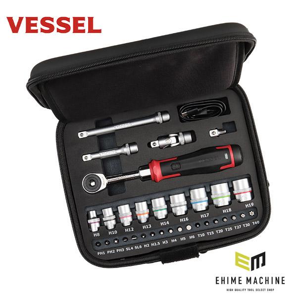 VESSEL（ベッセル） VESSEL No.400ER3-1M 電動スリムラチェットセット