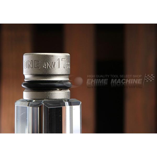 TONE インパクト用ショートソケット 17mm (4NV-17SS)(4953488318036) トネ
