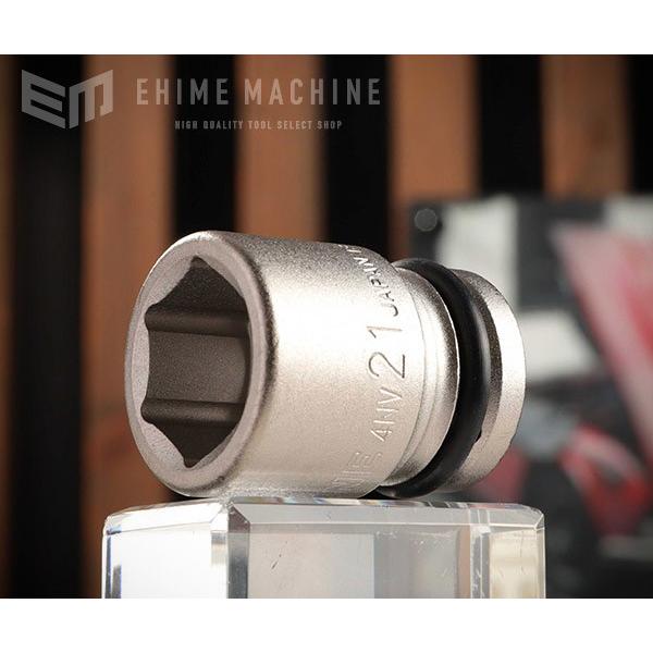 TONE インパクト用ソケット 対辺寸法21mm 全長40mm (4NV-21)(4953488265873) トネ