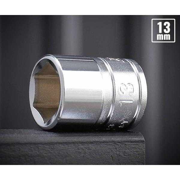 KTC KTC B3-13 ソケット 差込角9.5mm サイズ13mm 六角ソケット