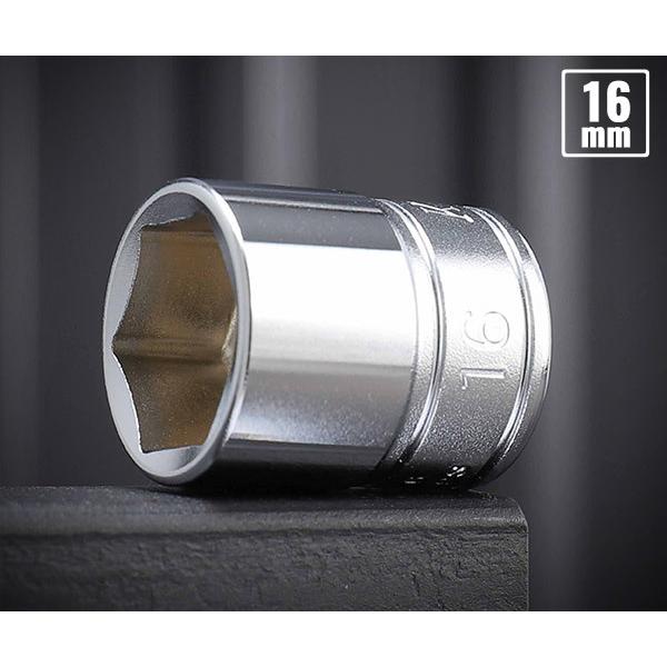 KTC KTC B3-16 ソケット 差込角9.5mm サイズ16mm 六角ソケット