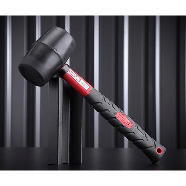 TONE（トネ） ゴムハンマー 1.0ポンド 全長300mm (BHAG-10