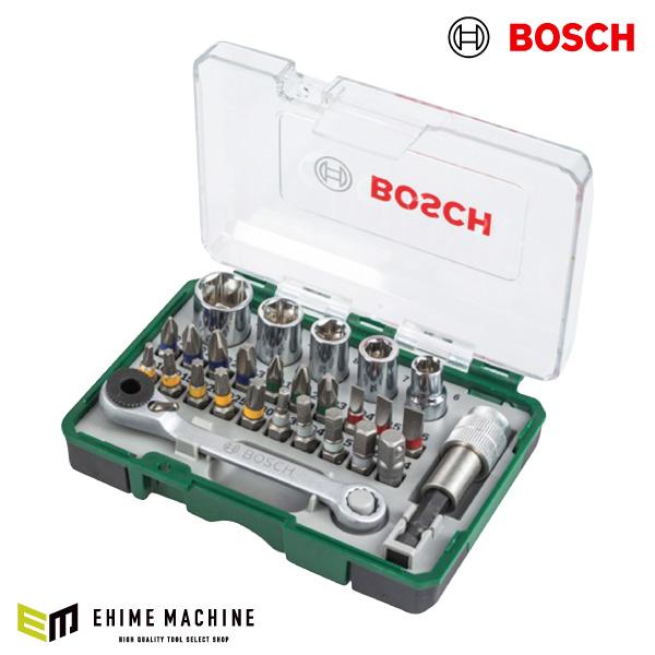 他サイト： 日本正規品 BOSCH 2607017375 マルチドライバー&amp;ソケットセット 27点セット ボッシュ 電動工具でのネジ締め、ハンドラチェットでのネジ締めに ビットセットの商品画像