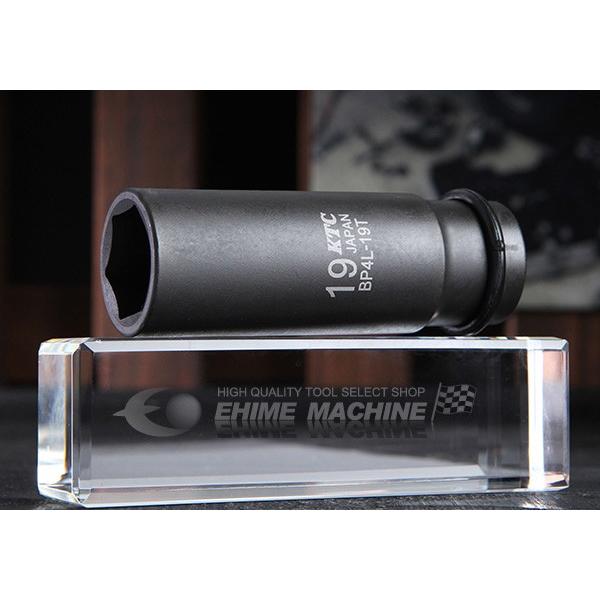 Ktc Bp4l 19tp サイズ19mm ピン リング付 12 7sq インパクトレンチ用薄肉ディープソケット Ehime Machine 通販 Paypayモール