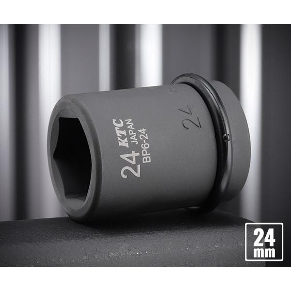 KTC KTC 19.0sq.インパクトレンチ用ソケット（標準）ピン・リング付 