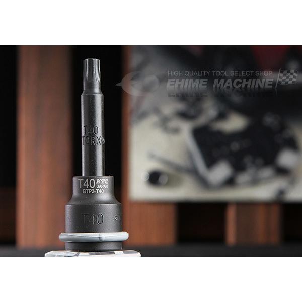 KTC T型インパクトトルクスレンチ 差込角9.5mm(9.5sq.)(3/8) 呼びT40 (BTP3-T40P) 京都機械工具【ネコポス対応】