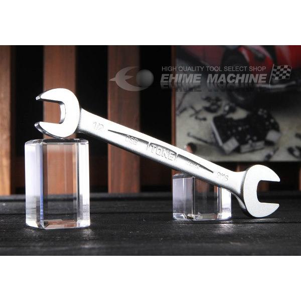 TONE（トネ） 両口スパナ(インチサイズ) 二面幅寸法1/2×9/16インチ