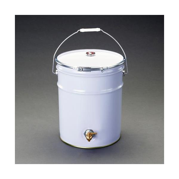 エスコ 20L ペール缶(バンドタイプ/コック付) EA991AG-7 ESCO