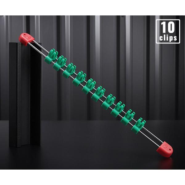 12.7sq.ソケット用ホルダーです。ホルダーの形状変更により、従来品よりソケットが差込みやすく外しやすい。しかもソケット保持力はアップしています。差込角別にホルダーのカラーリングを設定し、一目でサイズが分かるようになっています。■型式：E...