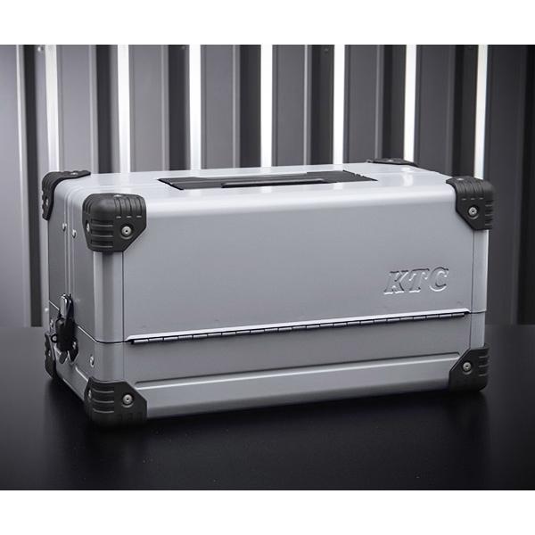 KTC 両開きメタルケース EK-10A シルバー 工具箱 ツールケース KTC 両開きメタルケース EK-10A シルバー 工具箱 ツールケース