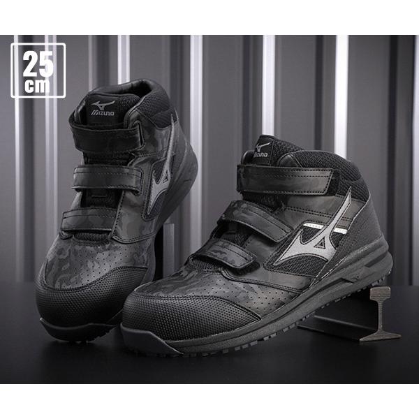 [�|�C���g10�{] �~�Y�m ���S�C F1GA220009 25.0cm �u���b�N×�_�[�N�V���o�[ �I�[���}�C�e�BLS II 21M