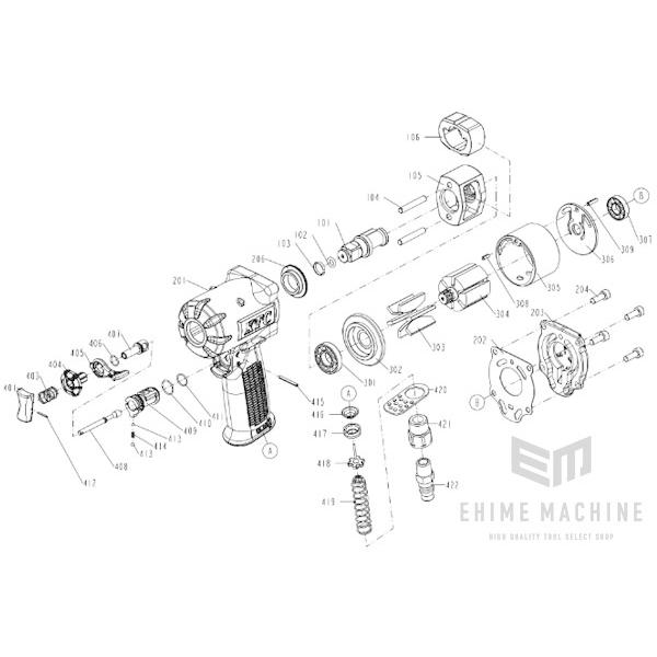 KTC [部品・代引き不可] KTC 12.7sq.インパクトレンチ JAP417用パーツ