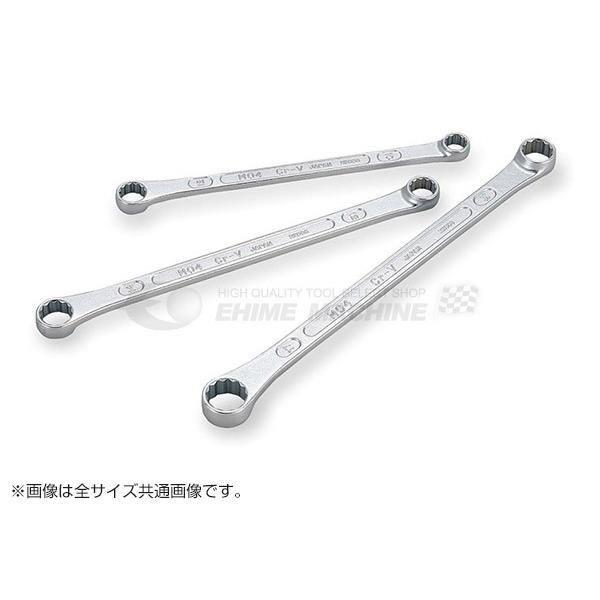 TONE（トネ） 両口ロングめがねレンチ(ストレート) 対辺寸法12×14mm