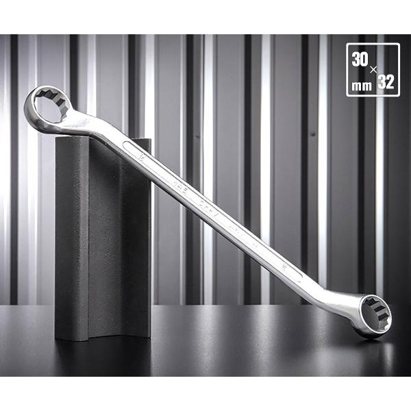 TONE（トネ） ロングめがねレンチ(45°) 30X32mm (M45-3032
