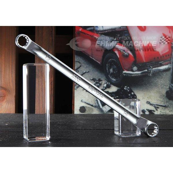 他サイト： 【ワケアリ品】(状態A) KTC M5-1214-504 ロングめがねレンチ サイズ12x14mm 全長226mm 京都機械工具の商品画像