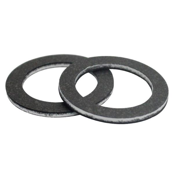 マルチドレンガスケットセット MDG-SET に入っている補充用ガスケットです。 高品質素材を採用。 アルミ・銅・ノンアスベストの従来品に比べ、金属板の両面にアスベストフリーコンパウンドがコーティングされているため、耐圧・耐シールド性・トル...