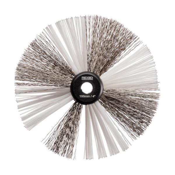 ■RIDGID ナイロンスチールブラシ K-9-204 102mm〔品番:68983〕【2574742:0】[店頭受取不可] RIDGID ナイロンスチールブラシ K-9-204 102mm 68983 : エヒメマシン