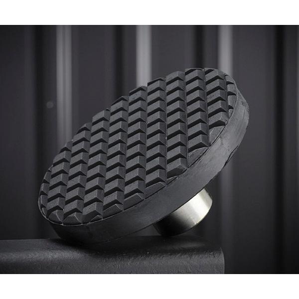 長崎ジャッキ純正オプション！『ゴムパット付受け皿』最低位を5〜10mm下げることができる、人気オプションです。取り付けは差替えるだけでOK！用途に合わせて簡単に替えることができます。純正品なので、安定感も抜群！■型式：NL-GS（NLG-C...