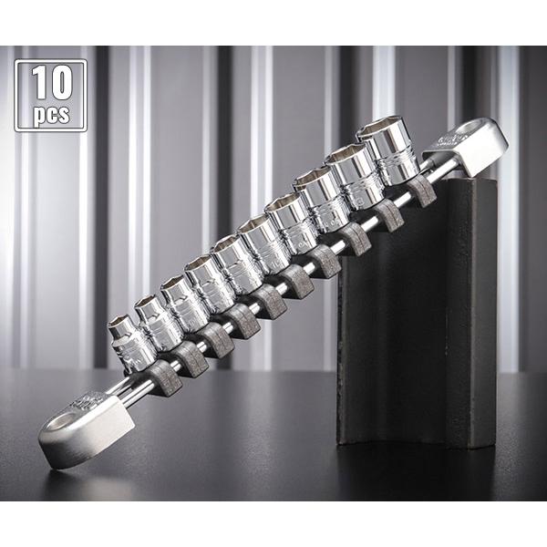 NEPROS NTB210A 6.3sq.ソケットセット(六角) 10コ組 ネプロス