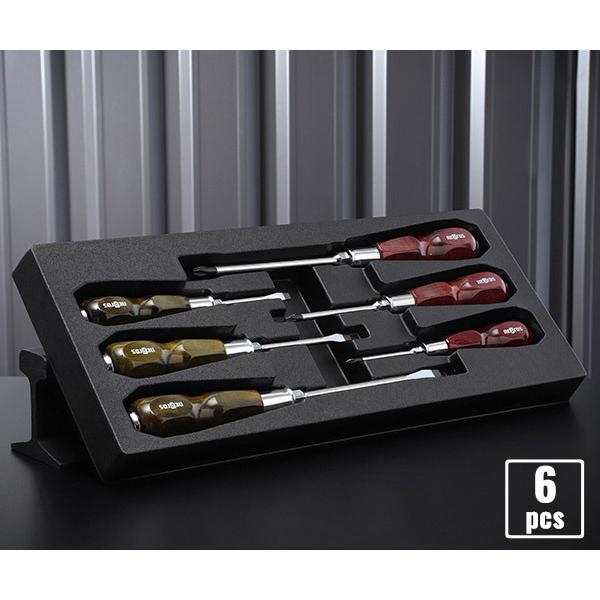 NEPROS NTD306 木柄ドライバセット6本組 ネプロス NEPROS NTD306 木柄ドライバセット6本組 ネプロス