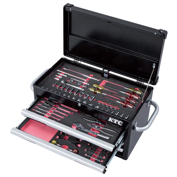 nepros 25周年限定 3/8両開き工具箱 ネプロス 9.5sq.ツールセット 32点組 京都機械工具 KTC 未使用品 nepros（ネプロス） [メーカー直送業者便] 9.5sq. ツールセット [77点