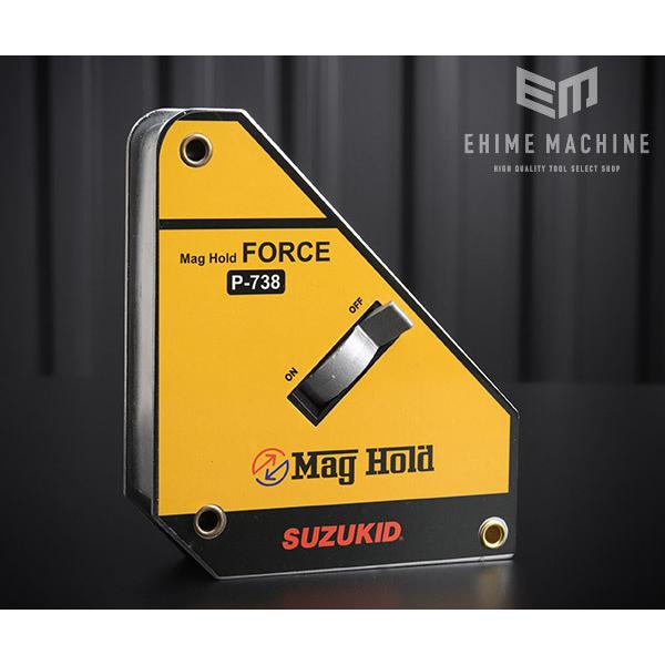 SUZUKID P-738 �}�O�z�[���h�t�H�[�X �n�ڍ�Ɨp�����̓}�O�l�b�g ����ON/OFF�̃X�C�b�`�t Mag Hold