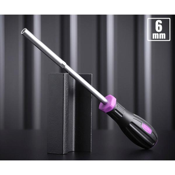 TONE ソケットドライバー パワーグリップボックスドライバー(ディープタイプ)6.0mm (PGBD-06L)(4953488389104) トネ