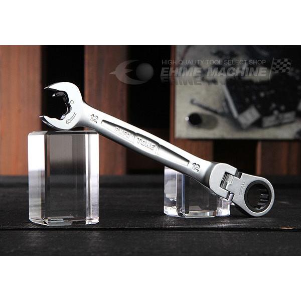 TONE（トネ） 首振クイックラチェットめがねレンチ 12mm (RMFQ-12