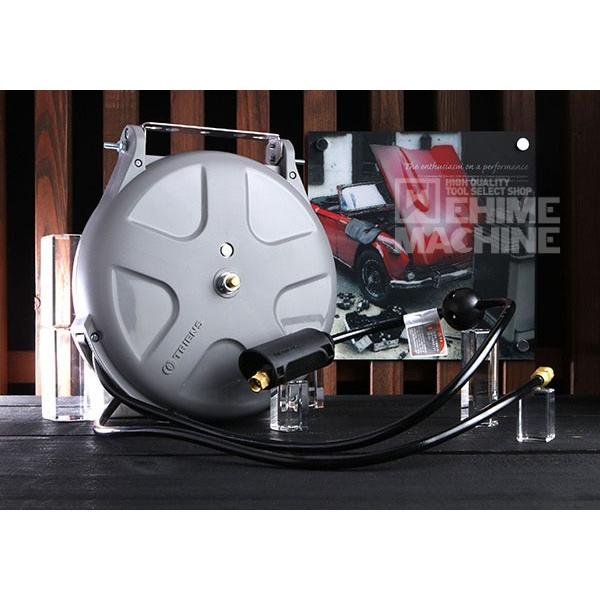 三協リール エアーホースリール 10m カプラ付 SHS-210BA 三協リール エアーホースリール 10m カプラ付 SHS-210BA