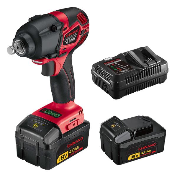 信濃機販 SHINANO 18V コードレスインパクトレンチ 12.7mm角 SI 信濃機販 SHINANO 18V コードレスインパクトレンチ 12.7mm角 SI
