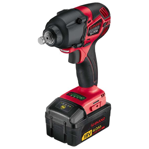 信濃機販 SHINANO 18V コードレスインパクトレンチ 12.7mm角 SI-170W 