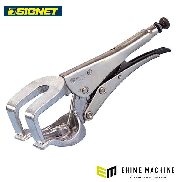 電気溶接箇所に付かない特殊アルミ合金のジョー(あご)で、合理的な商品。アゴは軽量なアルミ製で、作業者の負担を軽減。U字型のアゴにより、溶接したい場所を見ながら作業できる。【仕様】口の開き(mm)：0~100口奥行き(mm)：70全長(mm)...